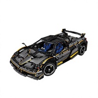 Voiture de sport Huayra grise à l'échelle 1:8, modèle 13182, jouet de construction en ABS, 4802 pièces, jouet éducatif certifié CE, cadeau de festival