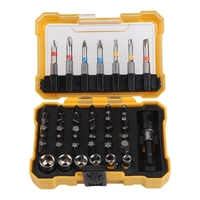 Jeu de 50 embouts de tournevis magnétiques de 1/4 po avec support, pour réparation de machines, électronique, usage domestique et travail du bois