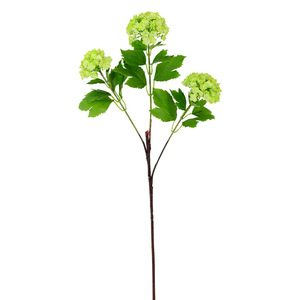 ดอกไฮเดรนเยียประดิษฐ์จากผ้าไหมสีเขียว สำหรับตกแต่งบ้านและงานแต่งงาน - Product Image 5