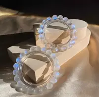 Pulseira com pedra natural artrite, bracelete genuíno para homens e mulheres, pedra brilhante de cristal