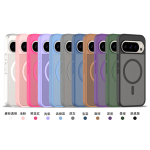 Funda Magnética Mate para Teléfono Móvil con Carga Inalámbrica para Google <span class=keywords><strong>Pixel</strong></span> 9 Pro XL 10 Pro, Antigolpes, TPU, PC, Protector Trasero - Product Image 5
