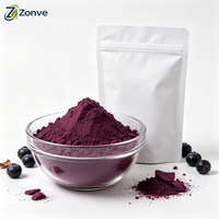 Poudre de superaliments OEM de haute qualité, poudre de fruits de baies d'açaï, poudre de jus de baies d'açaï