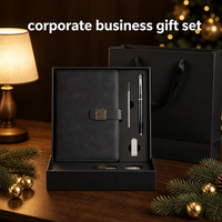 Coffret Cadeau d'Entreprise Élégant Personnalisé avec Logo : Carnet à Couverture Rigide et Stylo – Prêt à Expédier pour Achat d'Entreprise