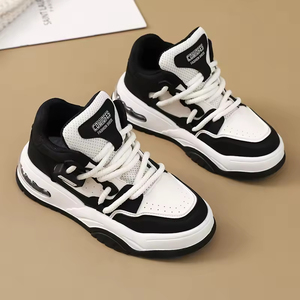 LYKU BR708 Zapatillas Deportivas de Mujer con Cordones, Transpirables, Ligeras, de Caña Baja, Antiolor, con Suela Gruesa, para Otoño, Primavera e Invierno - Product Image 5