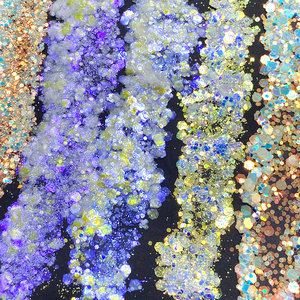 Brillo Brillante de Alta Intensidad, Color Blanco Arcoíris, con Destellos de Sirena, para Decoración de Uñas, Maquillaje de Ojos, Rostro y Cuerpo - Product Image 4