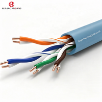 Câble réseau UTP CAT5 PE/HDPE à conducteur solide en PVC, prix usine, 100 Impedances