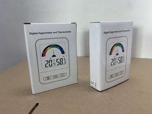 LCD digitale <span class=keywords><strong>thermometer</strong></span> hygrometers binnentemperatuur- en vochtigheidsmeter MAX MIN <span class=keywords><strong>thermometer</strong></span> met blauwe achtergrondverlichting - Product Image 6