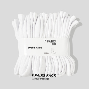 Biểu Tượng Tùy Chỉnh Người Đàn Ông Vớ Thể Thao 7 Cặp Gói | OEM Cotton Thể Thao Crew Vớ Số Lượng Lớn Bán Buôn Nhà Máy Nhà Cung Cấp - Product Image 2