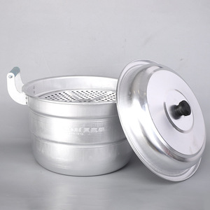 Aluminum Steamer <b>Pot</b> 5L And Above <b>Large</b> Capacity With Lid For Steaming And Boiling Water Household Use - Product Image 1