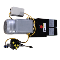 Unité hydraulique manuelle à 1 bobine en fonte AC 220V/380V RUNGONG avec contrôle de vitesse pour table élévatrice et élévateur de marchandises