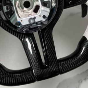 <span class=keywords><strong>Volante</strong></span> de Fibra de Carbono para Automóvil, <span class=keywords><strong>Volante</strong></span> de Cuero Blanco para <span class=keywords><strong>BMW</strong></span> F10 F30 E90 F70 E71 F31 F32 X5 X6 F01 F07 F20 F11 F22 M3 M5 - Product Image 6