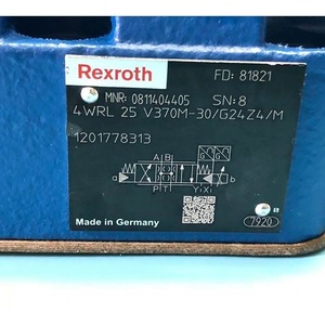 วาล์วควบคุมทิศทาง Rexroth รุ่น 4WRL25V370M-30/G24Z4/M 250 ลิตร/นาที 315 บาร์ ช่องต่อ 1 นิ้ว ผลิตในประเทศเยอรมนี - Product Image 1