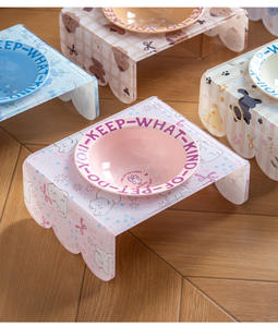 Doe Accessoires pour animaux Nouveau design Bol surélevé multicolore pour chien et <span class=keywords><strong>chat</strong></span> Bol en céramique pour animaux - Product Image 2