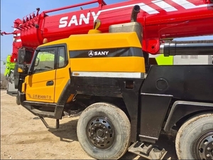 รถเครนติดตั้งบนรถบรรทุก Stc800ของ Sany 80-90ตันการสูญเสียพลังงานต่ำเกียร์ปั๊มเครื่องยนต์ Hangfa ส่วนประกอบหลัก45เมตรยกสูง - Product Image 3