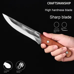 Couteau à désosser forgé à la main en acier inoxydable de vente chaude couteau spécial de <span class=keywords><strong>boucher</strong></span> pour l'abattage des porcs couteau à viande de coupe de mouton - Product Image 2