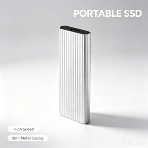 Disque SSD externe blanc en gros, 1 To, jusqu'à 600 Mo/s, USB 3.2 Gen 2, pour le gaming, les étudiants et les professionnels - Product Image 1