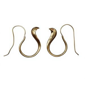 Boucles d'oreilles pendantes en laiton Cobra Roi Indien, motif serpent tribal - Product Image 2
