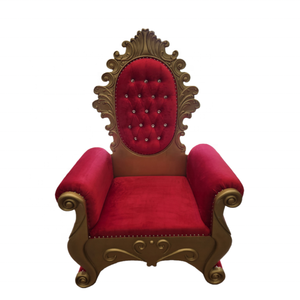 Trono Real de Madera Comercial Popular Directo de Fábrica para Decoración de Escenas Navideñas Comerciales en Interiores - Product Image 1