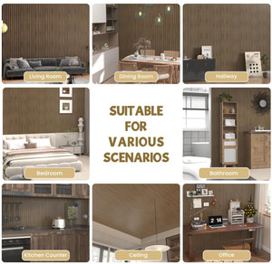 Bán buôn phong cách cách âm tấm đá phiến Acoustic tấm gỗ cho tường và trần nhà - Product Image 3