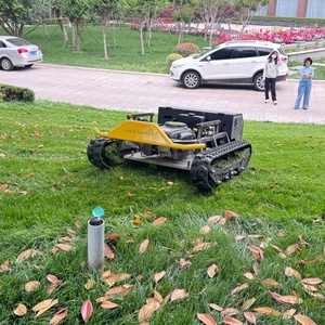 Free Shipping Zero Turn Remote Lawn Mower Industrial RC Petrol <b>Gasoline</b> Grass Cutter Machine YH-800 Remote Control Flail Mower Y - Product Image 2