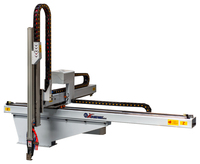 Nouveau manipulateur d'injection à servomoteur AC 3 axes |   Système de mouleage à double poutre et bras unique pour une productivité accrue des machines XWN-C1+1400WS