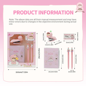 Set de <span class=keywords><strong>Papelería</strong></span> Kawaii de 5 Piezas con Diseño de Muñeca de Melocotón Blanco - Artículos de Oficina/Estudio Más Vendidos, Regalo Popular en AliExpress - Product Image 2