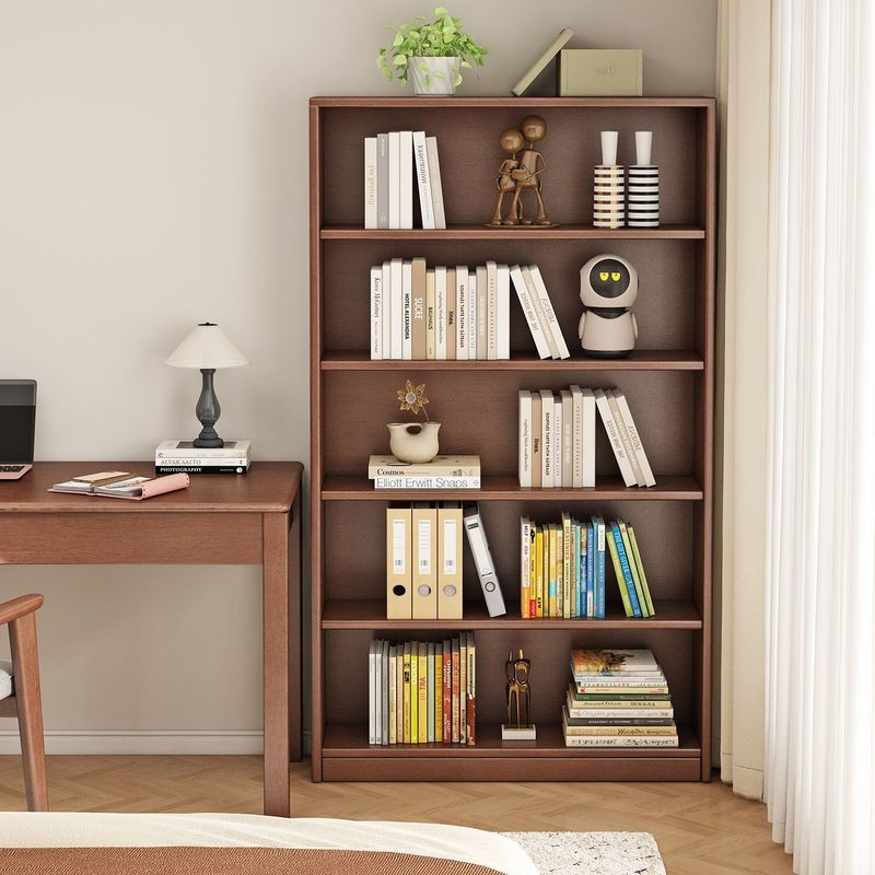 Modern Style Wooden Cubic Bookshelf Wooden