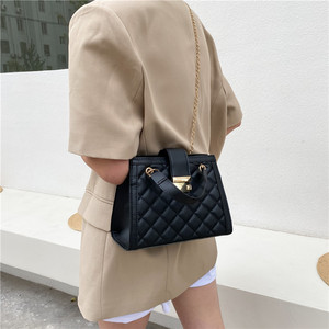 Gran oferta, cadena de celosía de diamantes, bolsos de moda para mujer, monederos Hobos informales y bolsos de mano para mujer - Product Image 3
