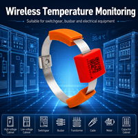 Capteur de température sans fil sans batterie pour alarme de surchauffe des raccords de câbles de commutation d'alimentation ferroviaire