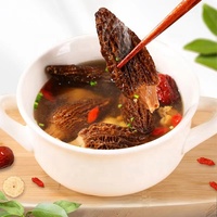 Vente en gros de Chine Morchella noire séchée de haute qualité Morchella esculenta séchée d'usine vente en vrac de champignons séchés
