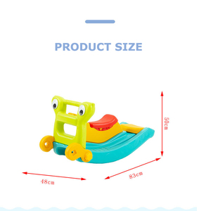 Personalizzazione Little Tikes 2 In 1 Slide & Rocker giocattolo a cavallo a dondolo per bambini a doppio uso con scivolo - Product Image 4