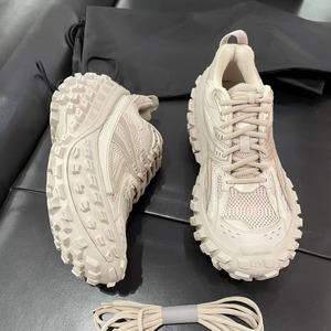 Chaussures de marche et de course classiques respirantes de haute qualité, à lacets, rehaussantes, décontractées, de sport, baskets tendance - Product Image 4