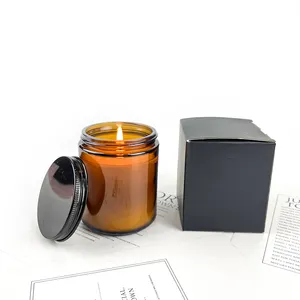 Amazons Venta caliente 2023 vela perfumada botellas de agua vela tarro de vidrio vela perfumada