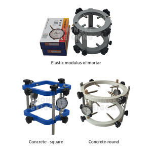 EN 12390 Hydraulic Mortar Concrete Rock Deformation <strong>Elasticity</strong> Analysis Equipment Concrete Cylinder Compressometer-Extensometer - Product Image 1