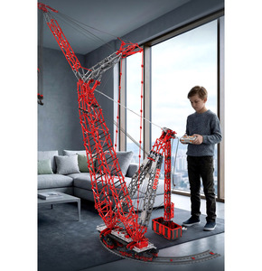 1:80 Reobrix 22028 SK6000 Grúa de Anillo Gigante con Rieles, Bloques de Construcción, 7477 Piezas, Modelo de Ingeniería con Control por APP y RC para Colección - Product Image 1