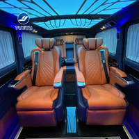 Siège inclinable électrique au design moderne avec éclairage d'ambiance et chargeur sans fil pour siège de voiture MPV de luxe