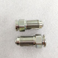 Injecteur de graisse à double bille avec bouton géant, raccord de graissage pour robinet à vis