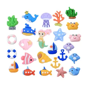 wholesale price lovely new ocean world design flatback resin diy accessories