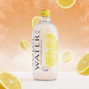 Refresco con Sabor a Limón RONGDI, <span class=keywords><strong>Bebida</strong></span> Gaseosa, <span class=keywords><strong>Bebida</strong></span> Carbonatada Baja en Calorías, Refrescante y Saludable - Product Image 1