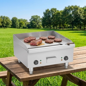 Équipement <span class=keywords><strong>de</strong></span> cuisine hôtelière professionnelle : <span class=keywords><strong>Plaque</strong></span> <span class=keywords><strong>de</strong></span> <span class=keywords><strong>cuisson</strong></span> électrique Teppanyaki, machine à panini, <span class=keywords><strong>plaque</strong></span> <span class=keywords><strong>de</strong></span> <span class=keywords><strong>cuisson</strong></span> plate complète CE <span class=keywords><strong>pour</strong></span> burgers et riz frit - Product Image 1