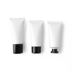Botella de Plástico Blanca Brillante de 40 ml/g, Tubo Cosmético Vacío con Cabezal de Bomba de Vacío para Base Líquida, Protector Solar, Sérum para el Cuidado de la Piel - Product Image 4