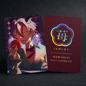 Impression de cartes personnalisées, cartes holographiques, photocartes d'anime, estampage à chaud double face, cartes de collection - Product Image 6