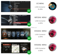 Autoradio à écran tactile 10.25 "Android 12 8 + 64GB pour BMW Série 5 F07 GT Série 4 F32 F33 F36 Navigation GPS de voiture