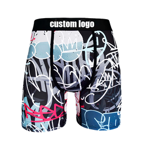 <span class=keywords><strong>Boxer</strong></span> da <span class=keywords><strong>uomo</strong></span> all'ingrosso alla moda con stampa <span class=keywords><strong>Boxer</strong></span> <span class=keywords><strong>lunghi</strong></span> Multicolor a compressione sportiva traspirante basso MOQ Custom <span class=keywords><strong>Boxer</strong></span> - Product Image 5
