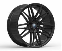 Jantes forgées personnalisables à cinq branches gris argenté PCD5X112, concaves profondes, pour voitures de sport et de course, roues de passagers, pneus Renault, 18 pouces