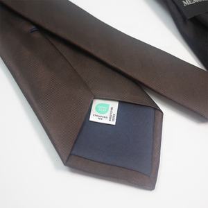 Cravate en soie jacquard tissée de luxe sur mesure avec logo personnalisé en gros, cravate à impression numérique pour hommes - Product Image 3