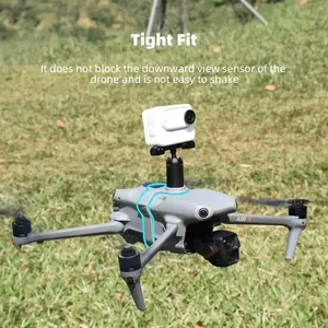UAV Top Suporte de Extensão para DJI Air 3S/Air <span class=keywords><strong>3</strong></span> Suporte de Extensão para Acção <span class=keywords><strong>3</strong></span>/4/Gopro 11/10/Insta360 X3 Drone Acessório - Product Image 3
