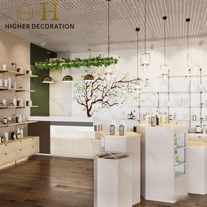 Aménagement intérieur de magasin de beauté de luxe, conception sur mesure, agencement exclusif pour boutique de parfums, cosmétiques et soins de la peau, présentoirs - Product Image 1