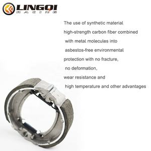 Kit de Frenos para Motocicleta LING QI, Pastillas de Freno de Tambor Delanteras y Traseras, <span class=keywords><strong>Cubierta</strong></span> de Buje de Rueda 150 para Bicicletas Eléctricas, Piezas para Motos de Cross - Product Image 4