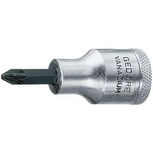 GEDORE - 6156760 1/2 ''Douille pour tournevis Pozidriv-EAN 4010886615676 DOUILLES À MAIN 1/2" - Product Image 1